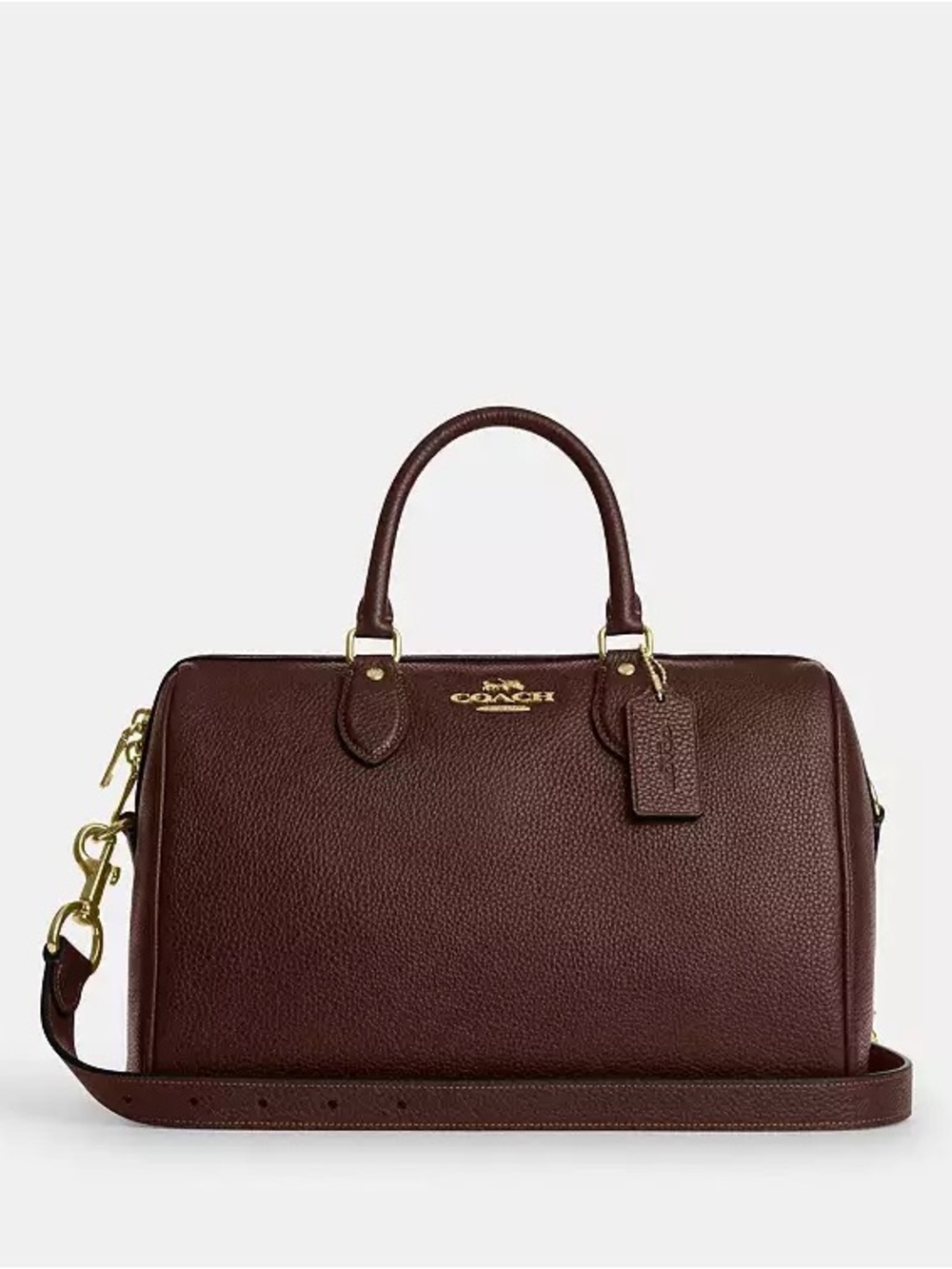 Coach Rowan Large Satchel Bag Maple